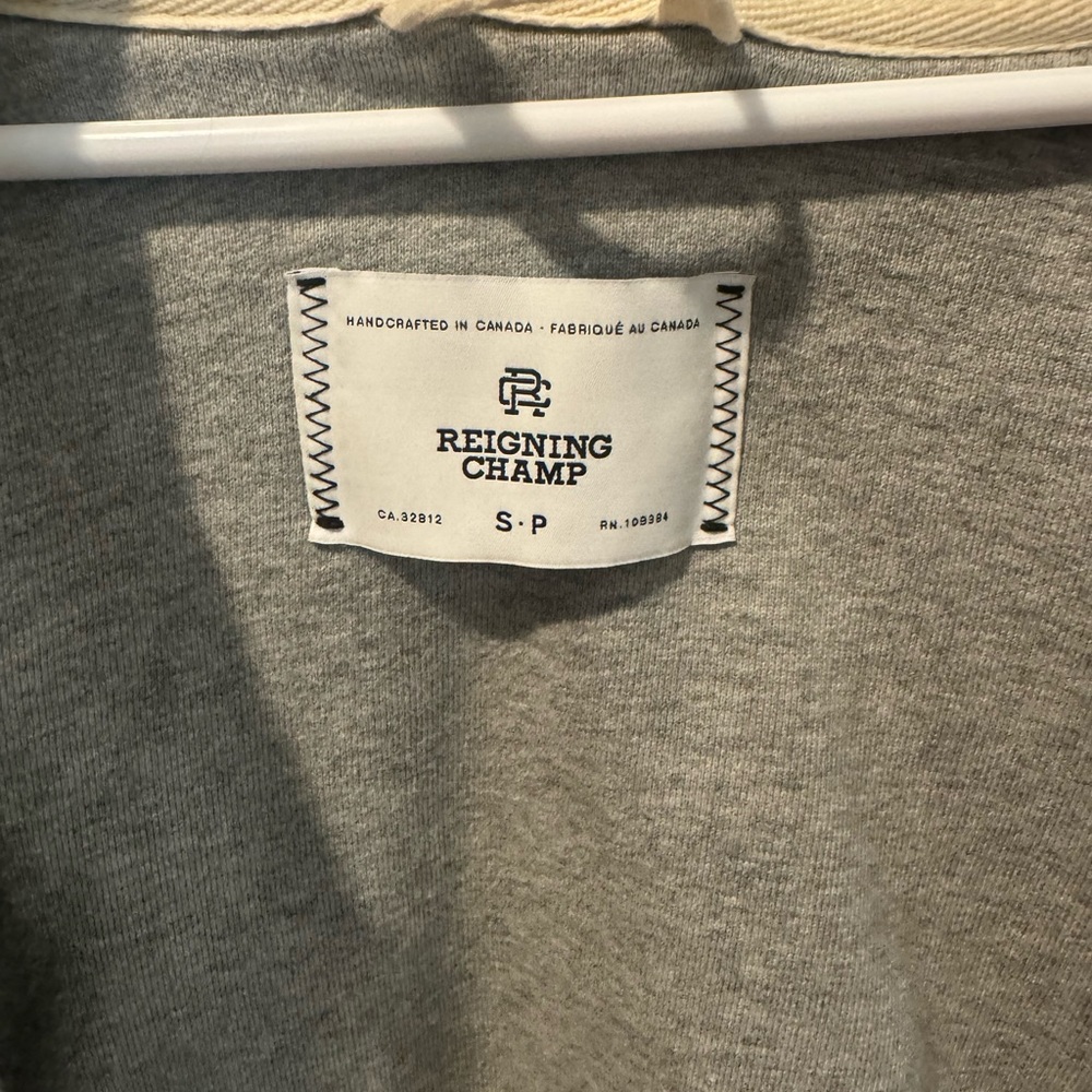 Reigning Champ Gray Hooded Robe - Picture 4 of 4